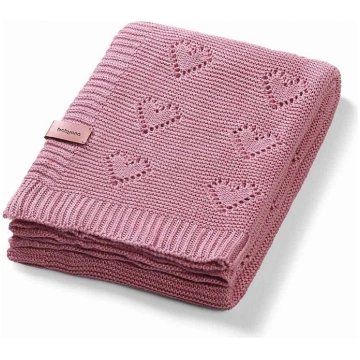 BABYONO bambusa adīta sega 75x100cm, 1478/01 pink 