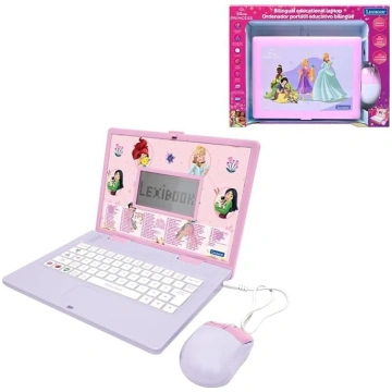 LEXIBOOK, Disney Princess, divvalodu mācību klēpjd