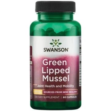 SWANSON zaļās mīdijas - zaļās mīdijas 500 mg (60 k