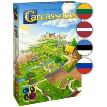 BRAIN GAMES Prāta mežģis Carcassonne Brain Games C
