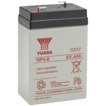 Yuasa NP4-6 (6 Volt 4 Ah)