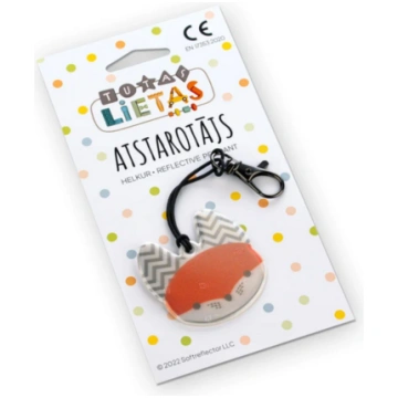 Tutas lietas, piekariņš-atstarotājs ar Lapsas un F