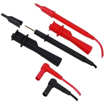 Test leads; Urated: 1kV; Inom: 10A; red and black 