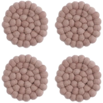 Én Gry & Sif Felt Felt Ball paklājiņi, apaļi, no d