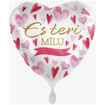 Folija balons "Es Tevi mīlu"