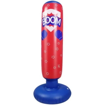 LEANToys piepūšamais boksa maiss 125 cm sarkans un