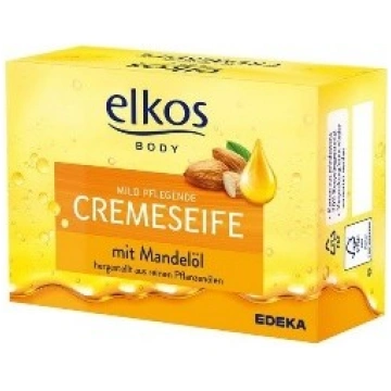 Elkos ziepes Cremeseife ar mandeļu eļļu 150g 43115
