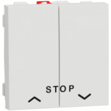 2 Shutter control, New Unica, roller blind, 10A, 2