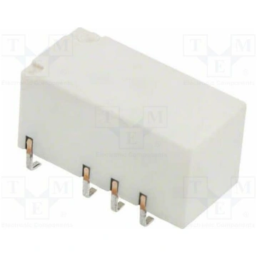 Relay: electromagnetic; DPDT; Ucoil: 5VDC; Icontac