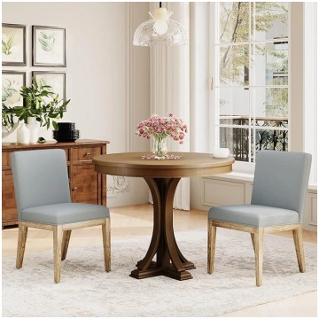 COLAMY Dining Room Chairs, Set of 2, Modern Dining