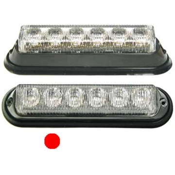 LED horizontāls signāla lukturis, sarkans 152x33x2