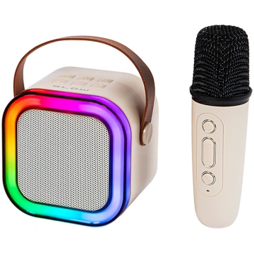 KARAOKE RGB Bluetooth speaker with 1 microphone Bl