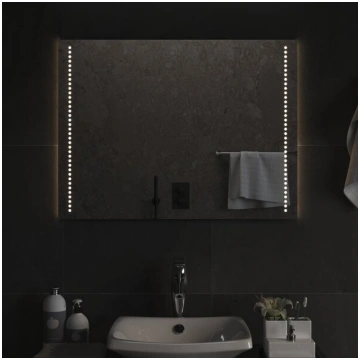 LED vannas istabas spogulis, 80x60cm vidaXL