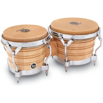 Bongo Generation II Wood Natural, Chrome HW Latin 