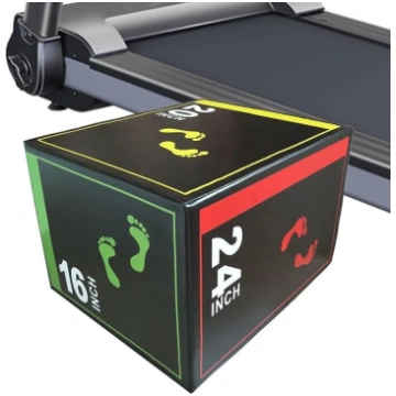 Jump Box Gym - neslīdošas treniņu lēcienu kastes -