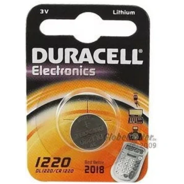 Vienreizējā baterija Duracell CR1220 3V