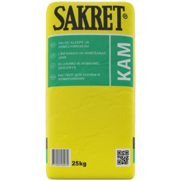 SAKRET KAM, Baltā līmēšanas un armēšanas java, 25k