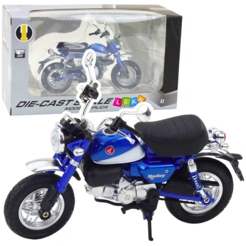 LeanToys Motocykl Retro Klasyczny Metalowy Swiatla
