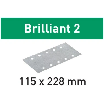 Festool slīpēšanas Brilliant 2 STF 115x228 P150 BR