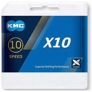 Chain KMC X10 Silver Black, KMC, X10 Silver Black 