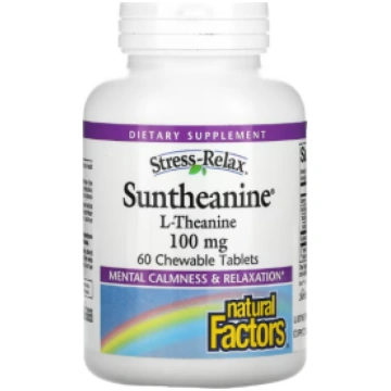 Stress-Relax Suntheanine L-Theanine 100 mg Natural