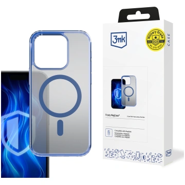 Apple iPhone 16 Pro Max - 3mk Frosty MagCase Blue 