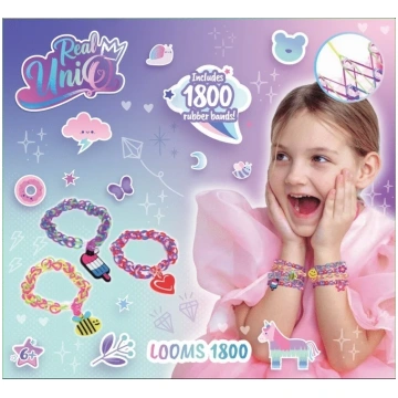 Liniex Loom Bands Kit, 1800 Pieces (40243)
