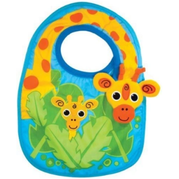 Lācīte zīdainim Sassy Mealtime Bib, daudzkrāsaina,