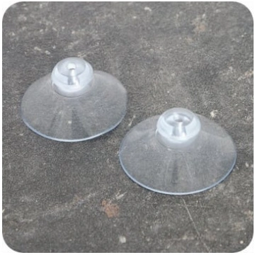 Transparent suction cups 40mm pack of 100 pieces