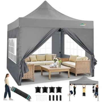 Tooluck Saliekamā lapene, 3 x 3 m, ūdensnecaurlaid