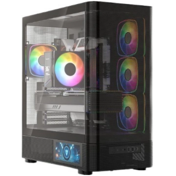 PC case Volcano AQ400 ARGB MIDI BLACK
