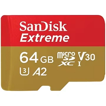 Western Digital Extreme, microSDXC, 64GB, UHS-I, U