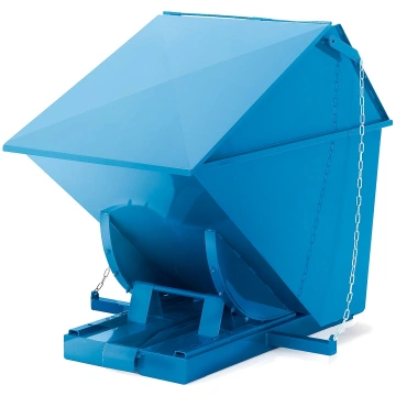 Izberamais konteiners PILE, ar vāku, 300 L, zils