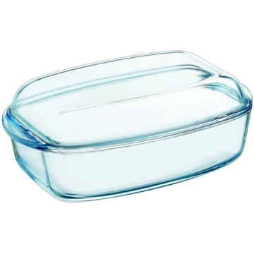 Pyrex Stikla trauks ar vāku 6,5L taisnstūrveida Es