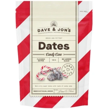 Dave & Jon"s Dateles Candy cane-Konfekšu Spieķītis