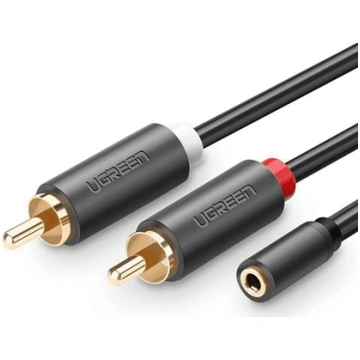 Kabel Ugreen Jack 3.5mm - RCA (Cinch) x2 0.25m cza