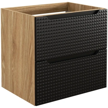 Vannas skapītis COMAD Luxor Black 82-60-2S. melns