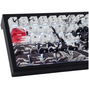 PBT taustiņu vāciņi 131 taustiņu Sunset Keycaps, D
