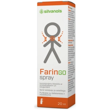 Silvanols FarinGospray ar smiltsērkšķi un kliņģerī