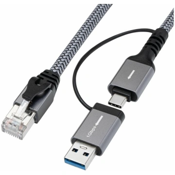 MicroConnect network cable - 2 m - black MC-RJ45US