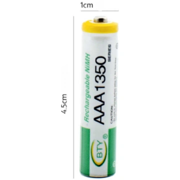 AAA 1350 mAh akumulators