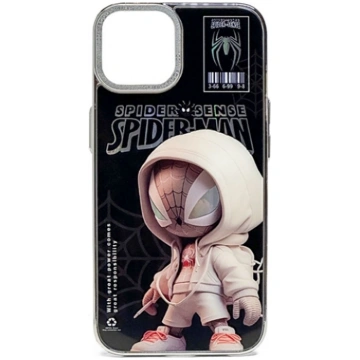 iLike Apple iPhone 15 PC Silicone Case Spider Sens
