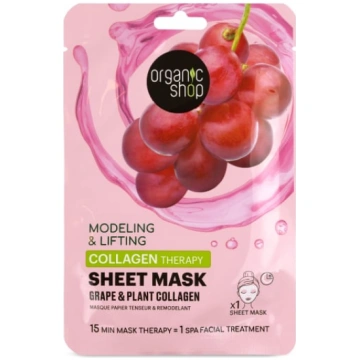 ORGANIC SHOP Grape&Plant Collagen kolagēna auduma 