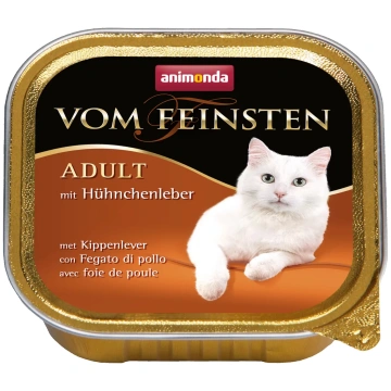 Konservi kaķiem - Vom Feinsten Classic Chicken Liv