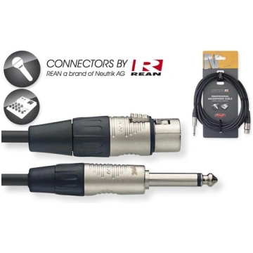Stagg XLR/f - 6.35mm Jack TS, 6m