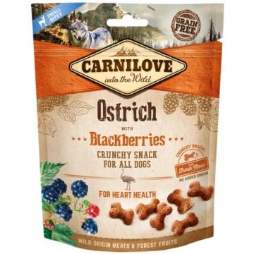 Gardums suņiem Carnilove Ostrich Blackberries, 0.2