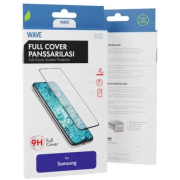 Wave Full Cover -panssarilasi Samsung A23 5G musta