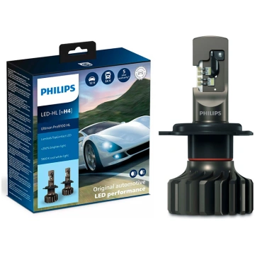 LED Auto Spuldžu Pāris-PHILIPS , H4, 18W,1500 lm, 