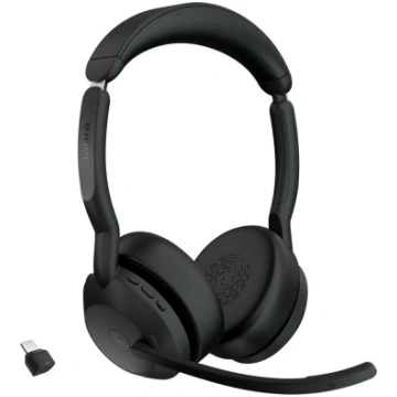 Austiņas Jabra Evolve2 55 USB-C MS Stereo Black 25