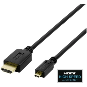 Deltaco, HDMI/Micro HDMI, 2 m